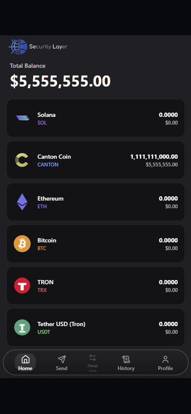 Selay Wallet screenshot